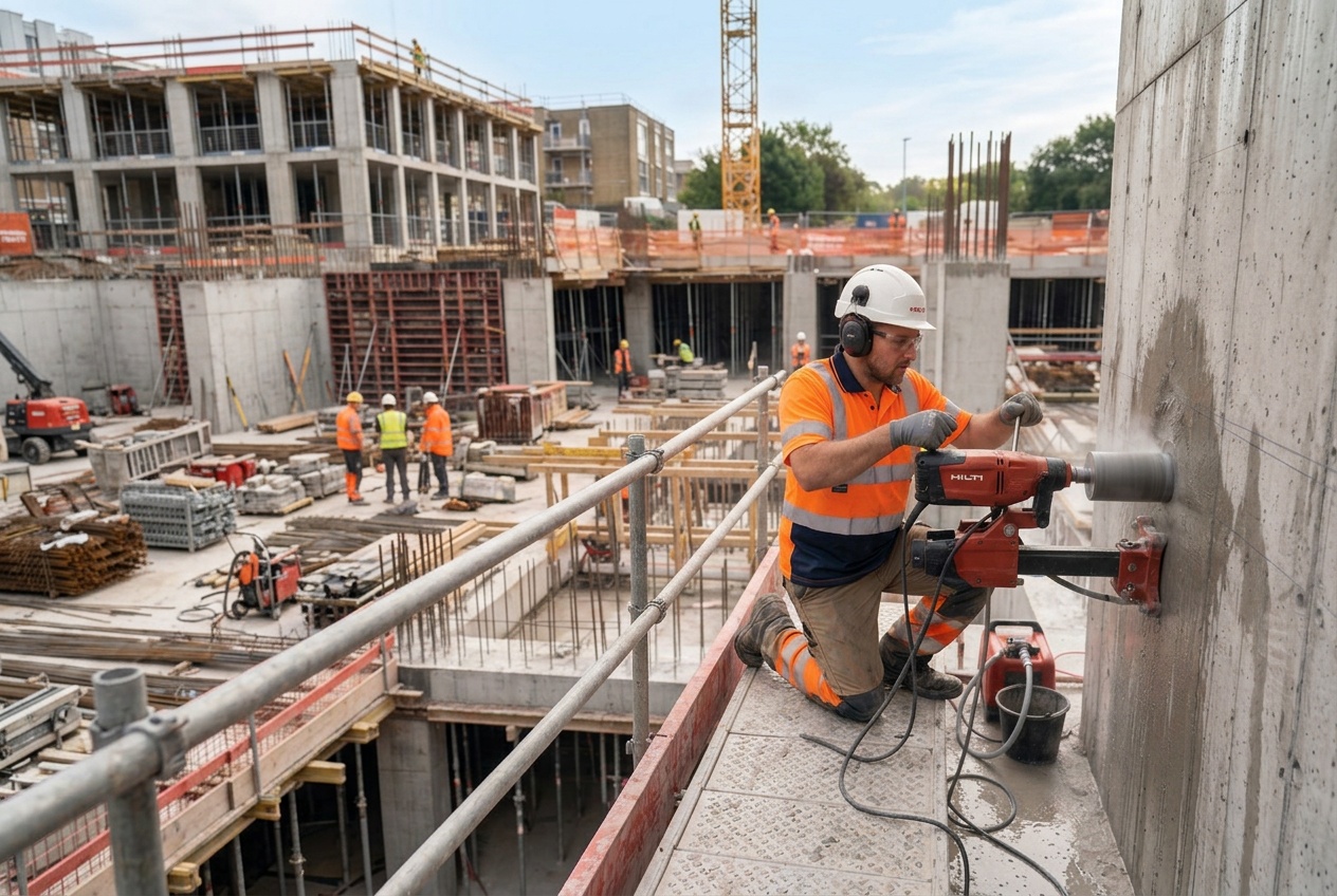 Concrete Core Drilling Brisbane | Hardcore Concrete Drilling